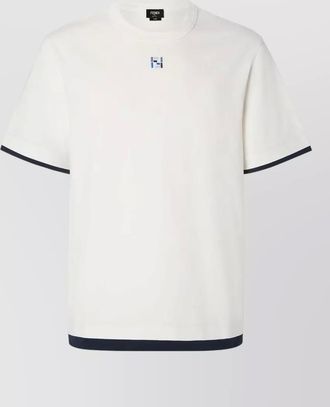 Fendi cotton oversized short-sleeve t-shirt