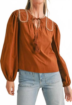 Merci Wilson Top In Brown