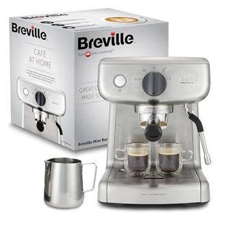 Machine à Café Breville Prima Latte - 3-en-1 Expresso, Latte, Cappuccino - 15 Bars - Blanche