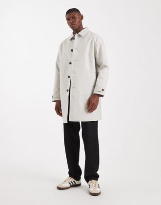 Farah Berwyn - Impermeabile color crema-Bianco