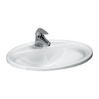 Laufen Laufen Pro B Lavabo Empotrado, 1 Agujero Para Grifo, Con Rebosadero, 560x440, Color: Blanco Con Lcc - H8139514001041