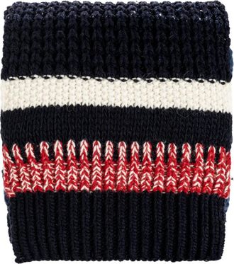Dsquared2 Wool Scarf - Heren - Wintersjaals - Blauw - ONE Size - Wol - Accessoires