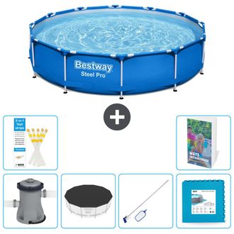 Bestway Piscina Bestway Steel Pro Redonda - 366x76 Cm - 7-piezas S191