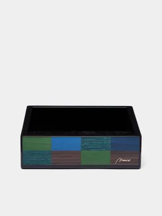Morici Collection Venezia Cannaregio Wood Inlay Desk Tidy