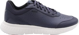 HUGO BOSS Kers Sneaker - Heren - Sneakers - Blauw - 43 EU - Schoenen