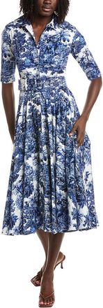 Samantha Sung Amber Arabian Night Toile Midi Shirtdress