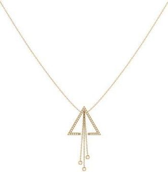 LuvMyJewelry Skyline Diamond Lariat Necklace in 14Kt Gold Vermeil On Sterling at Nordstrom Rack