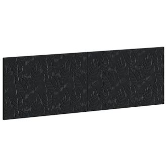 vidaXL Testiera Da Muro Delft Nero Legno Ingegnerizzato Vidaxl