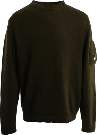 C.P. Company 18cmkn 077a Sweater - Heren - Sweatshirts - Groen - L - Katoen - Hoodies & sweatvesten