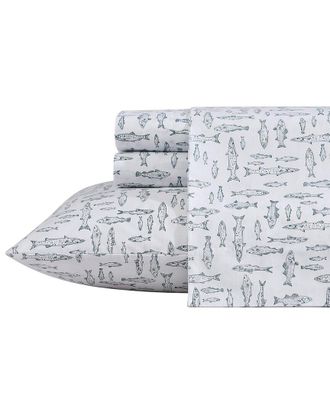 Eddie Bauer Albright Hill 100% Cotton Percale Sheet Set