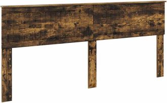 vidaXL Cabecero Roble Ahumado 200 Cm Madera Contrachapada Vidaxl