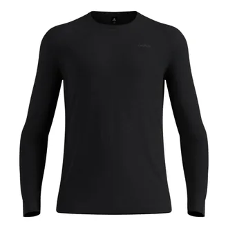 Odlo Maglia Intima Merino 160 - - Sport - Uomo - Nero - M