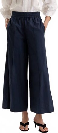 Merlette Nandini Cropped Pants In Navy