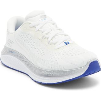 Skechers Go Run Persistence Running Shoe in White/Silver at Nordstrom Rack, Size 6.5