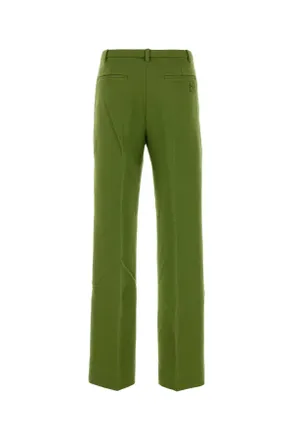 Miu Miu Mp1931sooo18fq F0089 Verde Eapavi Pantaloni Trousers