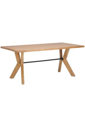 Livetastic Esstisch, Akaziefarben, Holz, Metall, Akazie, Hartholz, Holz, rechteckig, Stativgestell, 90x76x175 cm, Esszimmer, Esstische, Esstische