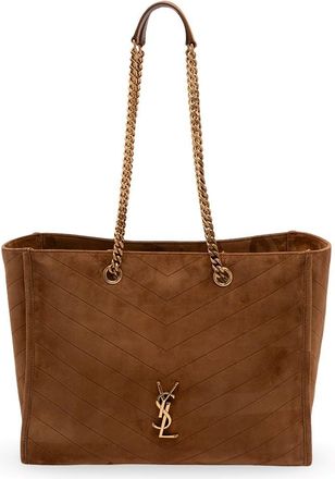 Saint Laurent Niki Shopping In Suede