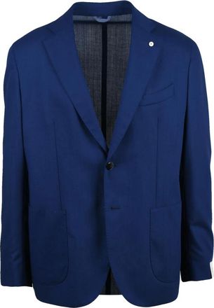 L.B.M. 1911 Stondato Blazer - Heren - Blazers - Blauw - 3XL - Wol - Jassen