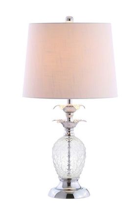 Jonathan Y Designs Jane 24 Glass LED Table Lamp, Clear/Chrome at Nordstrom