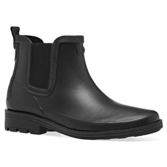 Aigle Carville Rubber Womens Ankle Boots - Noir - Size:UK 7.5