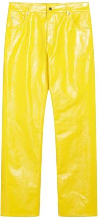 Loewe Rechte broek - Heren - Straight fit broeken - Geel - L - Broeken