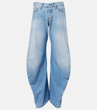 Acne Studios 2006F distressed wide-leg jeans