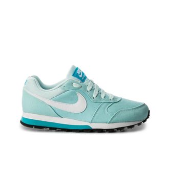 Nike MD Runner 2 Lace Up Blauw Synthetisch Damestrainers 749869 404