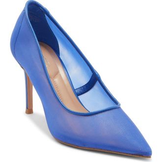 Steve Madden Nicoletta Mesh Pointed Toe Pump in Cobalt at Nordstrom Rack, Size 9.5