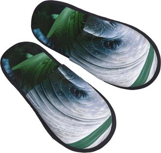 Generic Slippers Sea Cow Animals Calf Printing Home Slippers Plush Casual House Shoes For Winter Bedroom Indoor M