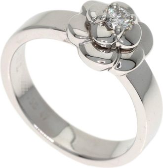 Chanel White Gold (18K) Band Ring (Pre-Owned)
