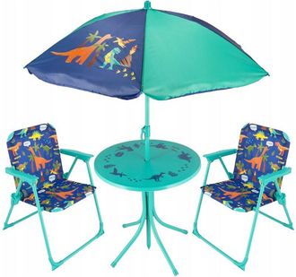 OEM Un Conjunto De Muebles De Jard&iacute;n Para Ni&ntilde;os, Una Sombrilla De Picnic, Una Mesa Y Sillas