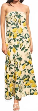 Dress Forum Vienne Maxi Dress In Lemon