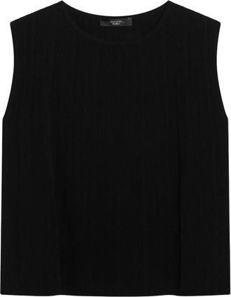 Max Mara Tops, Dames, Zwart, S, Maglia Gilet