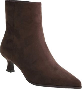 Chinese Laundry Womens Novalie Kitten Heel Bootie In Brown
