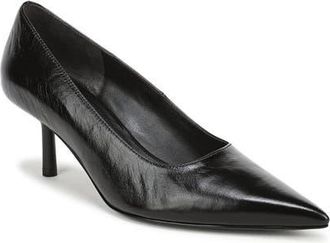 Nordstrom Libby Pointed Toe Pump in Black Crinkle at Nordstrom, Size 5.5