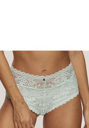 s.Oliver Stringpanty S.OLIVER Danielle, Damen, Gr. 32/34, gr&uuml;n (mint), Spitze, Obermaterial: 90% Polyamid, 10% Elasthan, Unterhosen Stringpanty, aus dezent tra