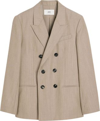 Ami Blazer con spacco posteriore - Toni neutri