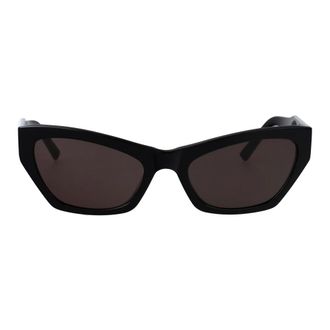 Balenciaga Cat-Eye Zonnebril - unisex - Accessoires - Zwart - Maat: 56 MM Nylon