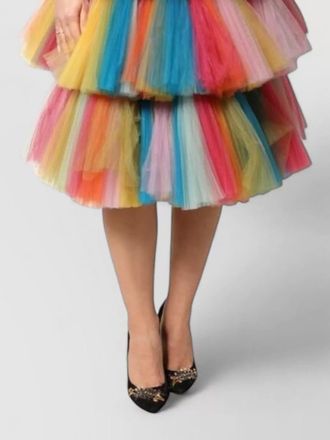 Dolce & Gabbana tiered tulle midi dress