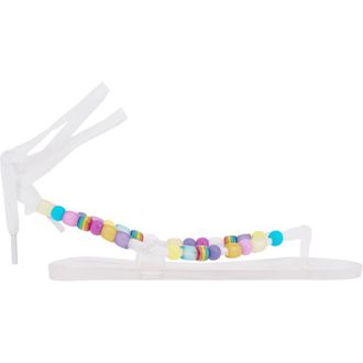 Ancient Greek Sandals Esther Beaded Ankle Strap Sandal in White at Nordstrom, Size 11Us