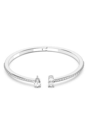 Swarovski Mesmera Attract Bangle Bracelet in Silver at Nordstrom, Size Large