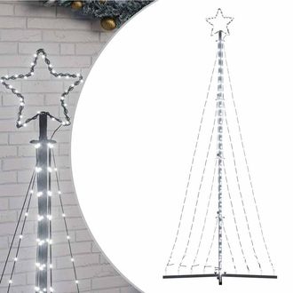 vidaXL &Aacute;rbol De Navidad Led 447 Leds Blanco Fr&iacute;o 250 Cm Vidaxl