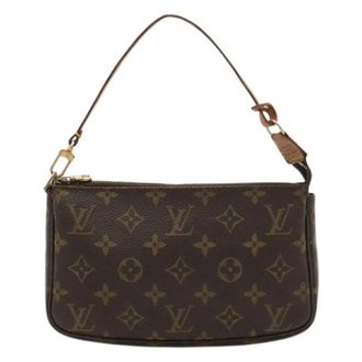 Louis Vuitton Pre-owned Mini Bags, female, Brown, Size: ONE SIZE Pre-owned Monogram Pouch