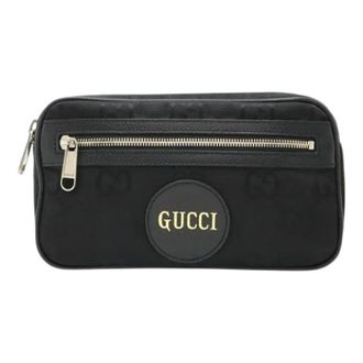 Gucci Pre-owned Off The Grid Nylon Canvas Heuptas - Heren - Vintage Heuptassen - Zwart - ONE Size - Nylon - Vintage
