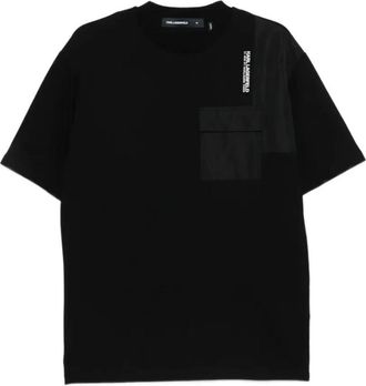 Karl Lagerfeld Uomo, Top, Nero, L, new