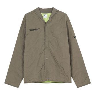 Nike NSW swoosh padded jacket Brown FB1909-031