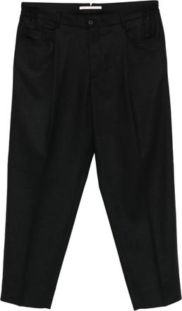BRIGLIA 1949 pleat-detail tailored trousers - Black