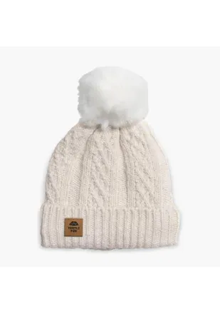 Turtle Fur Lindsey Pom Beanie in Pearl at Nordstrom