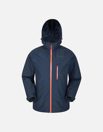 Mountain Warehouse Mens Mountain Warehouse Mens Brisk Extreme Waterproof Jacket - Navy - Size: 42/Regular