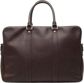 Louis Vuitton Pre-owned Business Bag - Heren - Vintage Handtas - Bruin - ONE Size - Leer - Vintage